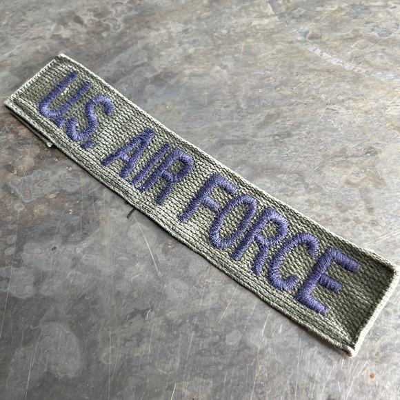 U.S. AIR FORCE embroidered tape patch - Vintage - Picture 5 of 10